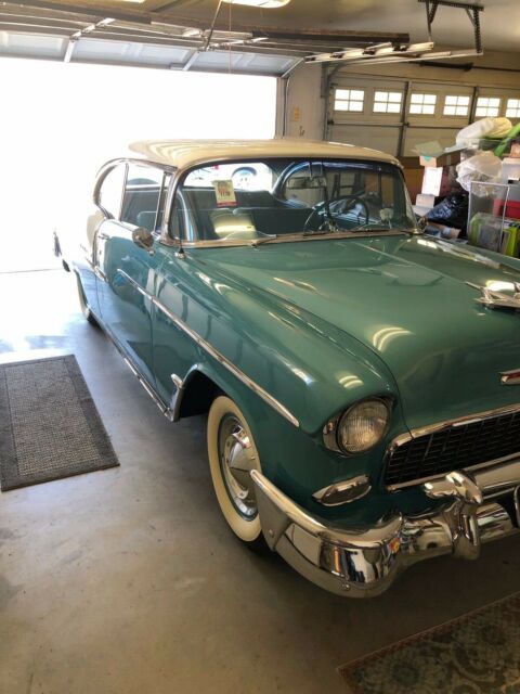 chevrolet bel air 1955 highly factory optioned a/c all power museum piece