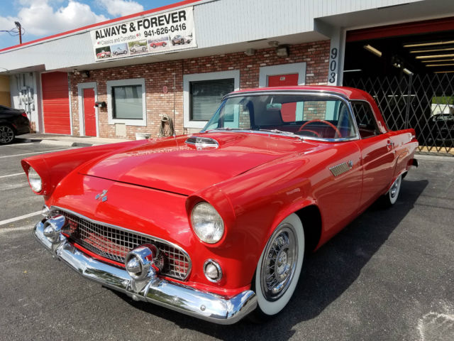 1955 ford thunderbird hardtop convertible v8