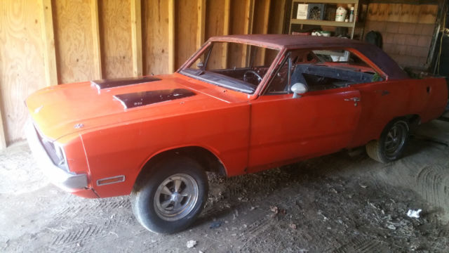 1970 dodge dart 340 swinger ev2 hemi orange real deal barn find rare mopar !!!!!