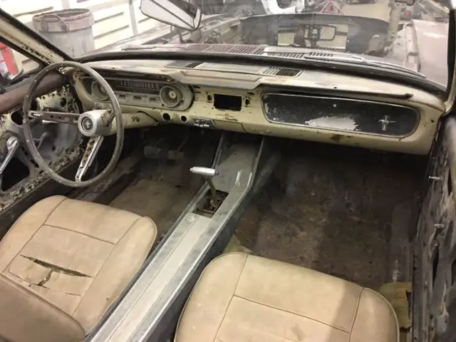 1965 mustang convertible 289 v-8 california built r code