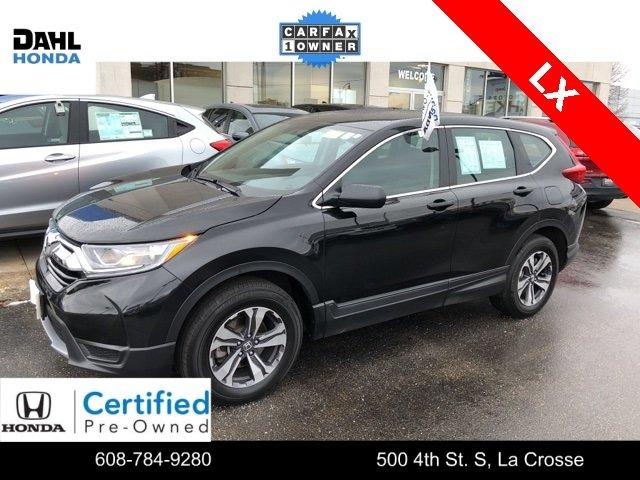 certified 2017 honda cr-v awd lx la crosse, wi 54601 for sale in barre mills, wisconsin
