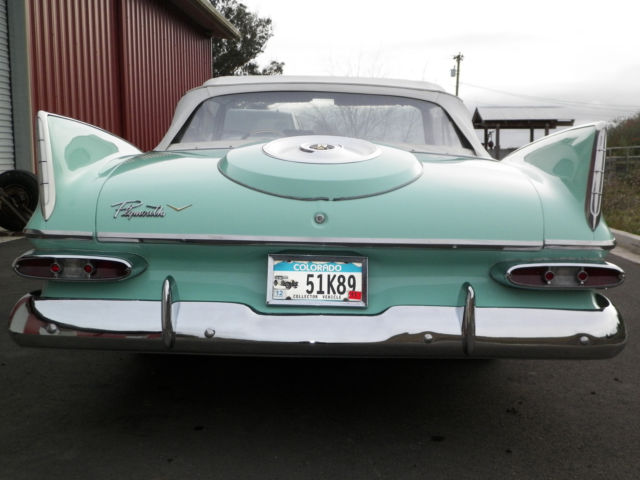 1959 plymouth sport fury convertible