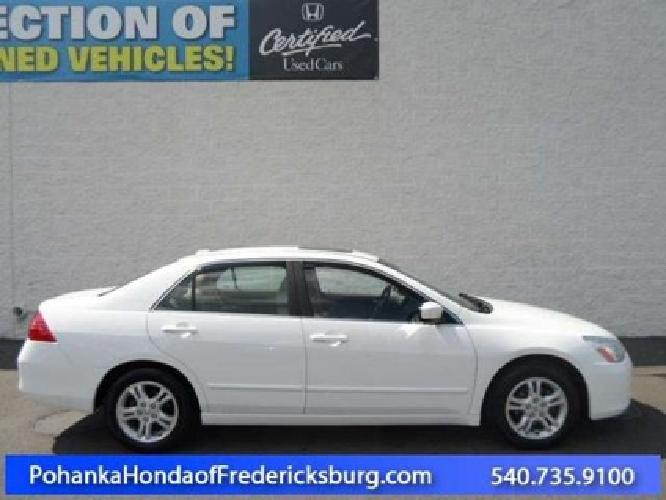 2007 honda accord sdn ex-l in fredericksburg, va