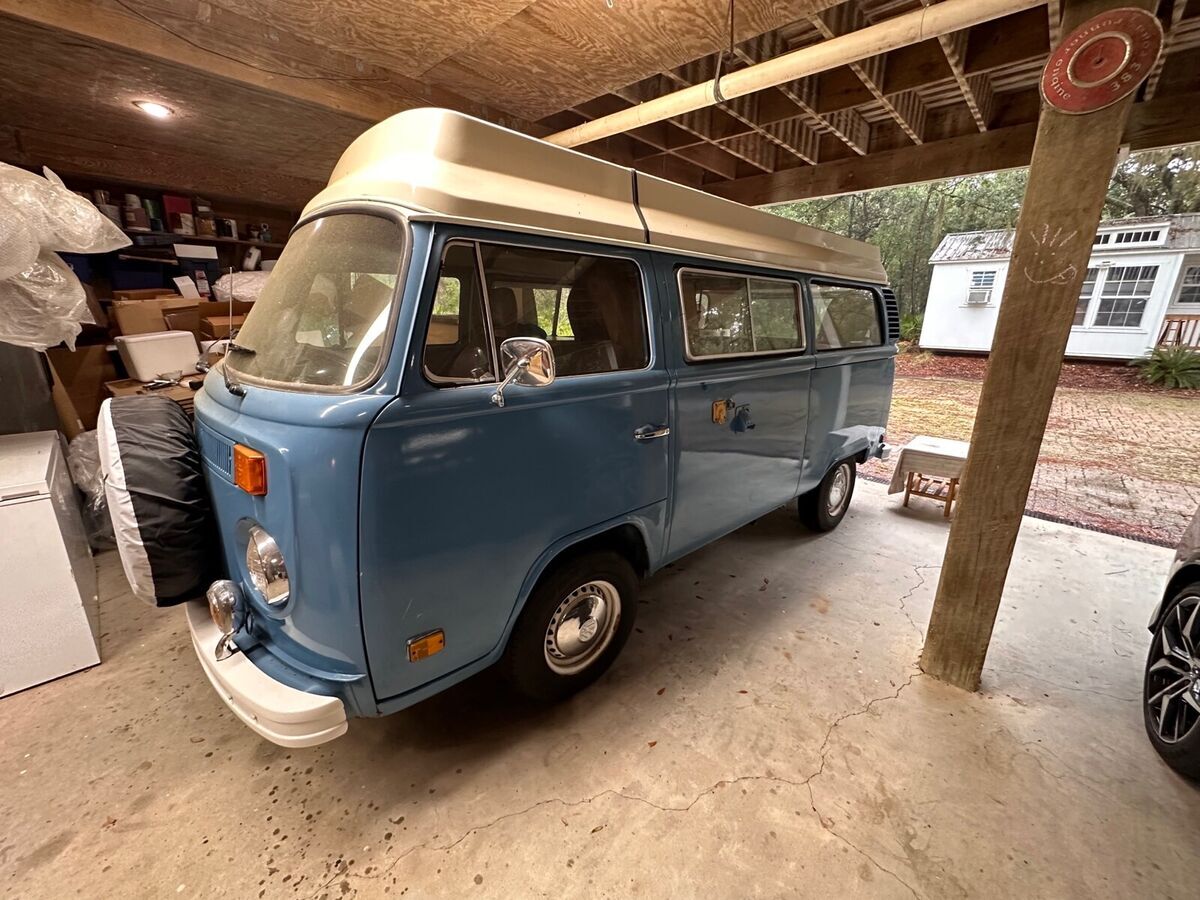 1977 volkswagen transporter van blue rwd manual riviera