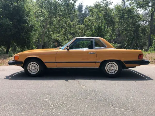 mercedes 450sl with 20k original miles (very rare factory color manila beige)