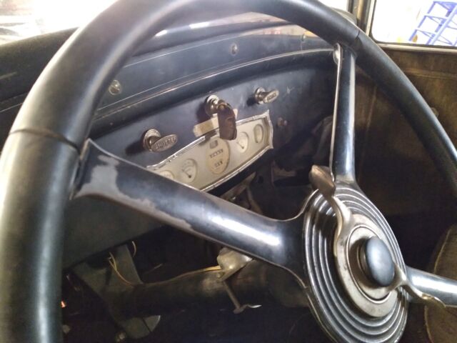 1929 oldsmobile f29 black rwd manual