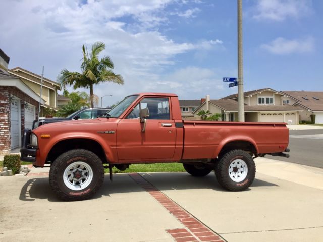 1983 toyota pickup 4x4 long bed 22r - ca owned