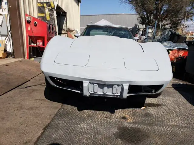 1975 chevy corvette stingray ~ primered project ~ running - ca smog exempt