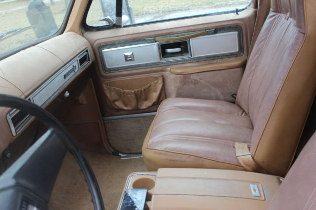 1980 chevy silverado camper special 454 factory bucket seats