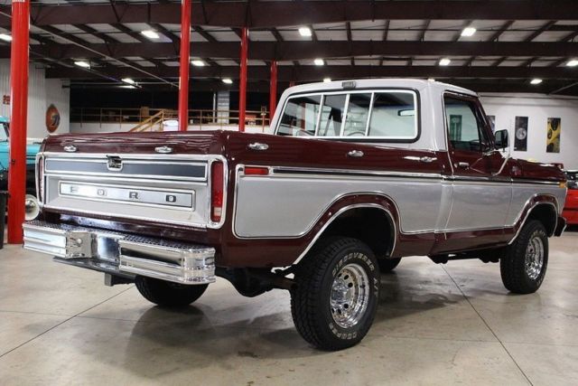 1979 ford f150 81742 miles burgundy pickup truck v8 manual