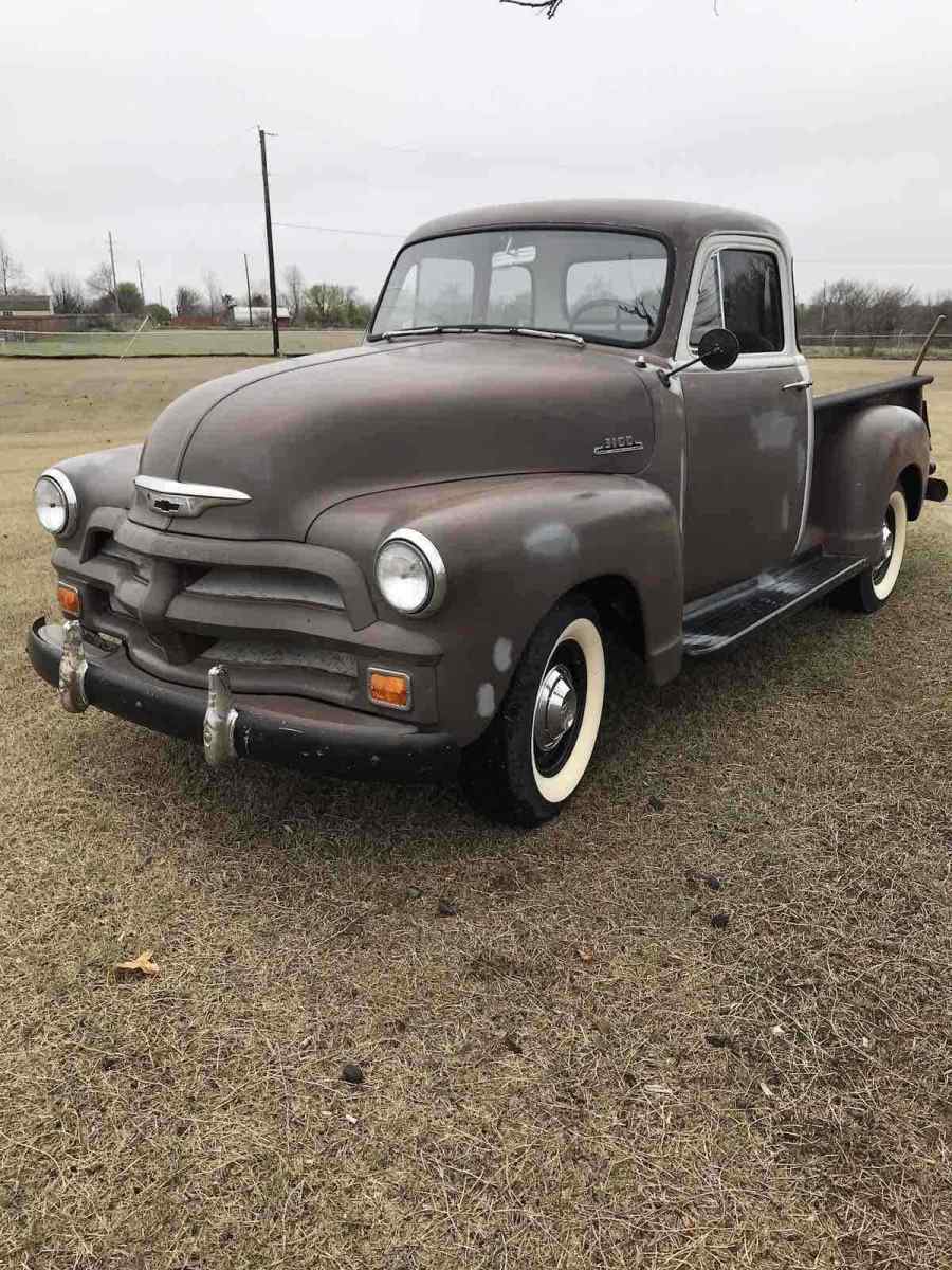 1954 chevrolet pickup pickup grey rwd manual original