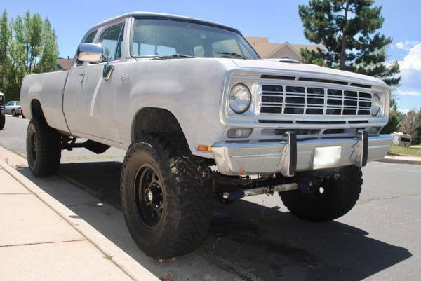 lifted 1976 dodge power wagon 4x4