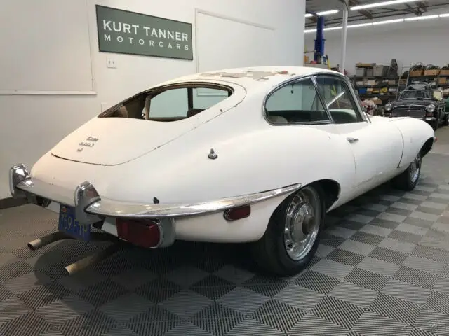 1970 jaguar e-type coupe. matching numbers engine. ca car. 54,405 miles