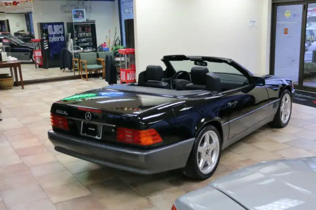 1993 mercedes sl500 for sale~rare black/black~hard top~only 23,406 miles!!