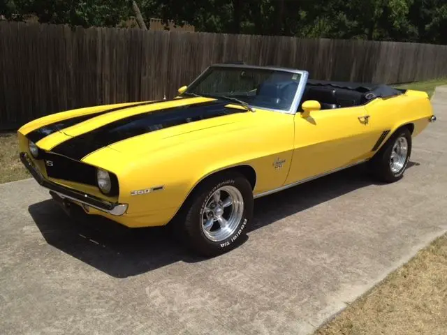 1969 chevrolet camaro ss convertible