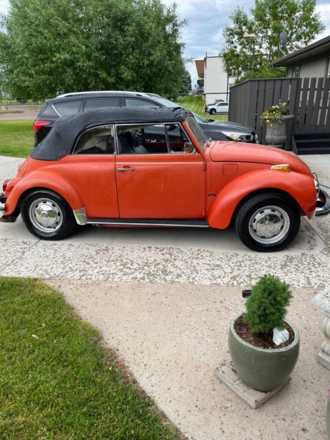 1972 volkswagen beetle convertible convertible red rwd manual