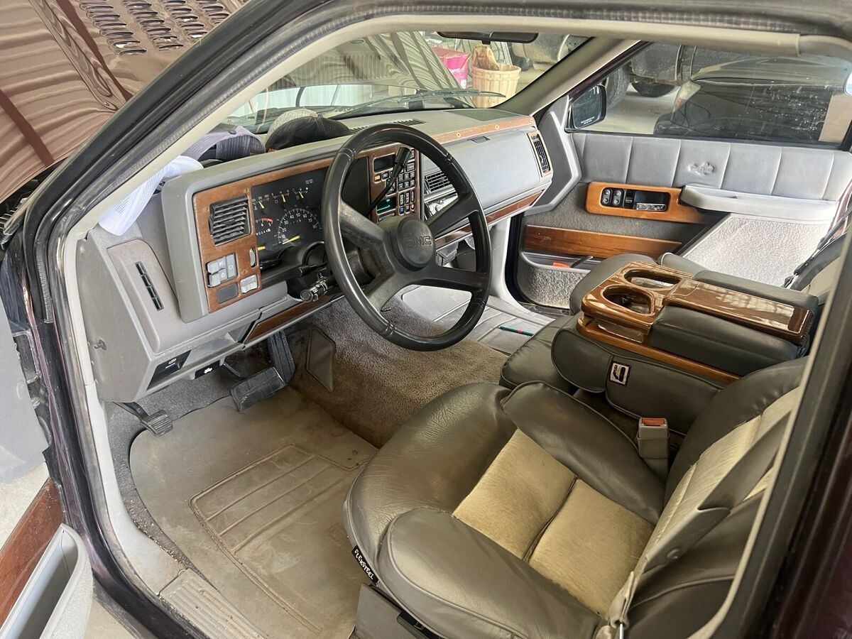 1994 gmc sierra pickup purple c1500