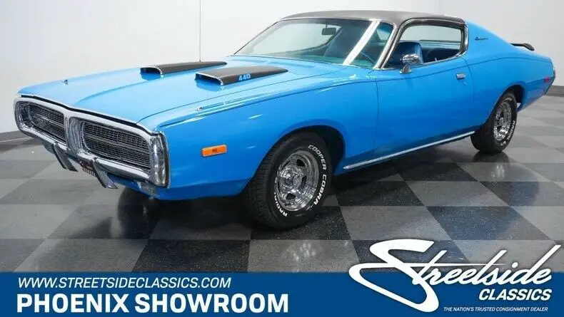 v8 auto classic vintage collector mopar blue a727 records restored holley