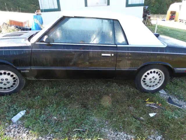 1986 dodge 600 turbo convertible