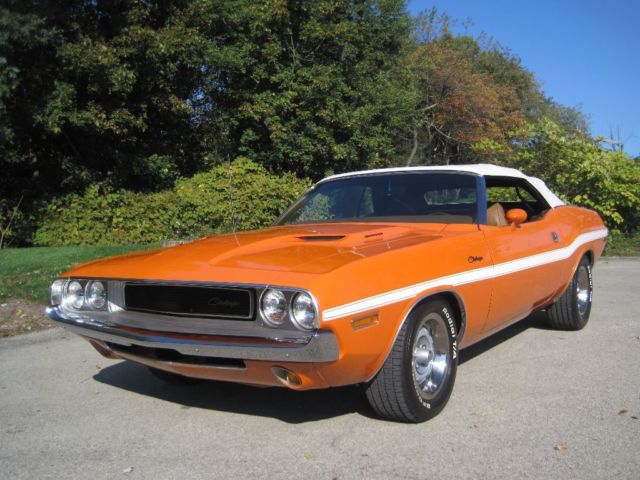 2,000 hour rotisserie restored '70 challenger convertible big block-theonly one