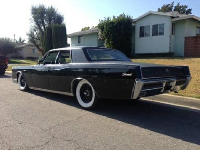 obo 1967 lincoln continental 4dr hardtop -california black plate in buena park, ca