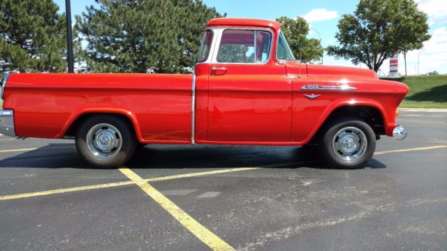 1956 chevrolet cameo pickup 1 of 1,452 built, sbc 350 v/8,turbo 350 auto, sweet!