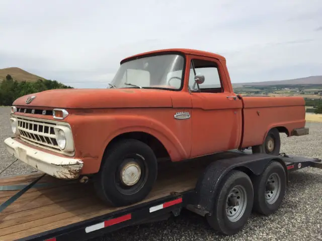 1965 ford f100 short bed original paint barn find daily driver