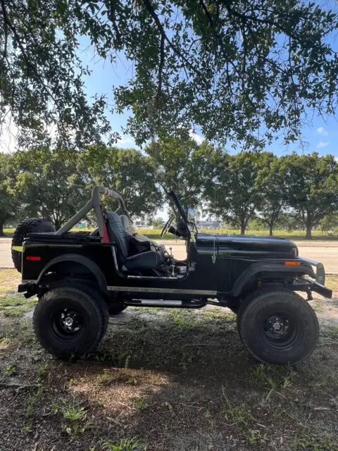 1980 jeep cj-7 wagon black 4wd automatic sport