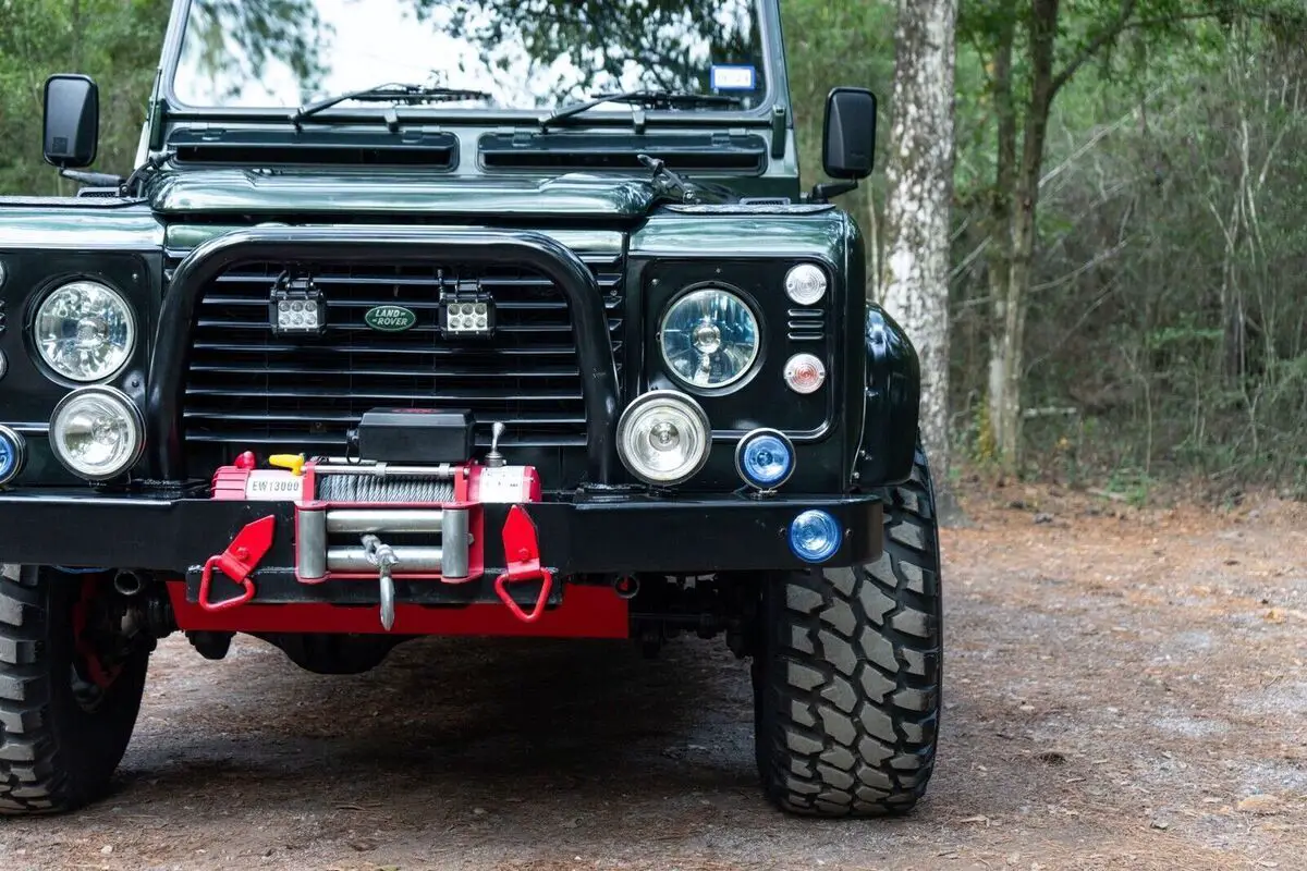 1985 land rover defender pickup green 4wd manual 110