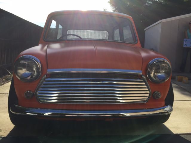1975 austin mini cooper. recent restore. right hand drive. no reserve!
