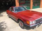 1972 mercedes-benz 350 sl convertible red rwd automatic