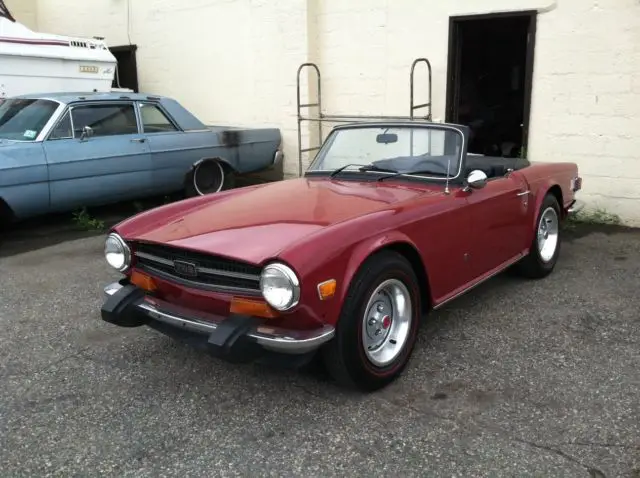 beautiful 74 triumph tr6 all original, restored, 2nd owner over 20 years, clean