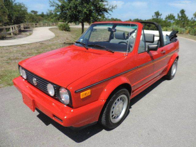 1988 volkswagen cabriolet convertible