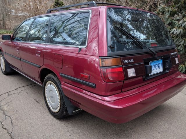 1991 toyota camry le wagon v6 low miles "no reserve"