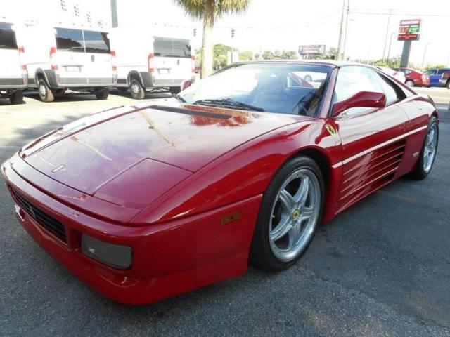 1991 ferrari 348 ts 36388 miles red coupe v8 3.4l manual 5-speed