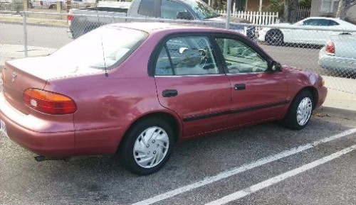 1998 chevrolet prizm lx for sale in california by owner