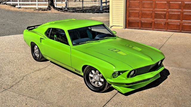 1969 ford mustang mach 1 - dhc mean streets sublime 69 - 351 series - matching#s