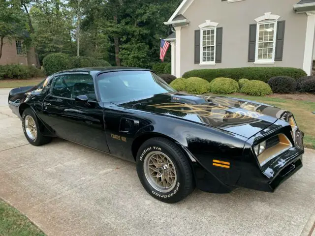 1978 pontiac trans am - starlight black code 19 400 automatic deluxe interior