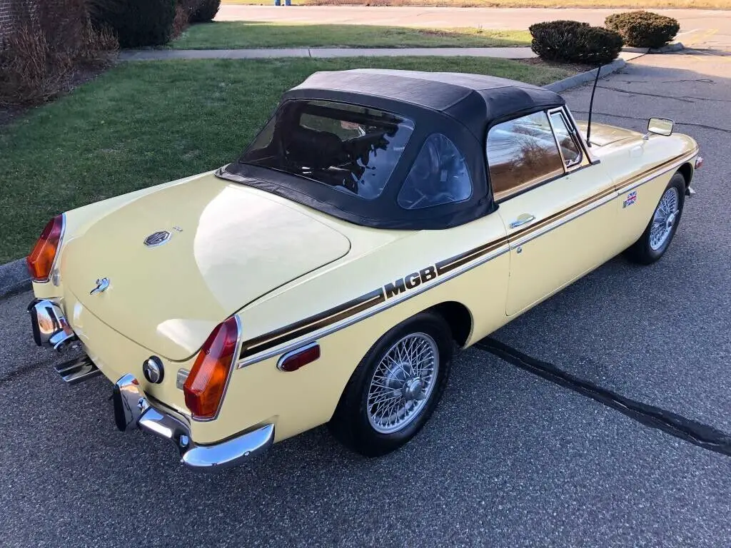 1970 mgb convertible split rear bumper heritage trust certified