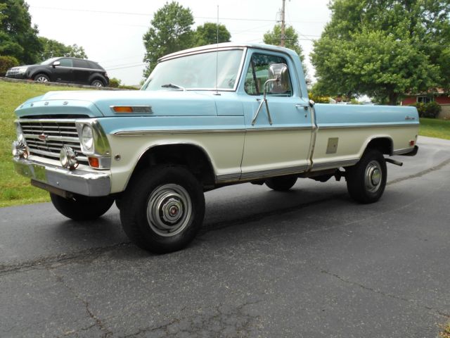 1968 ford f-250 highboy 4x4 ranger truck all orginal