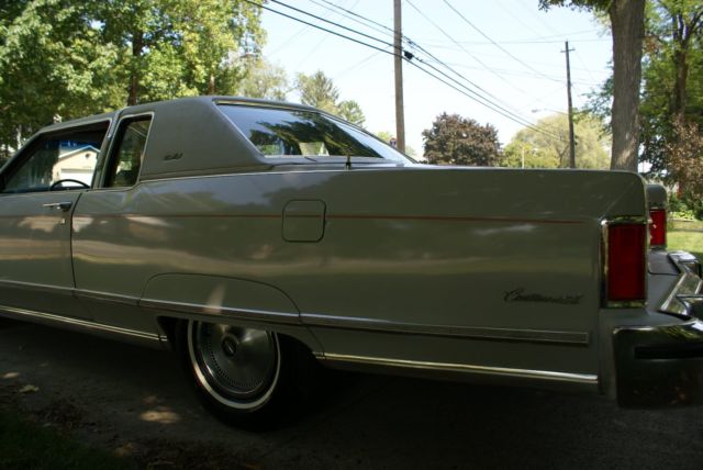 low mileage survivor 1976 lincoln town coupe - 69k original miles