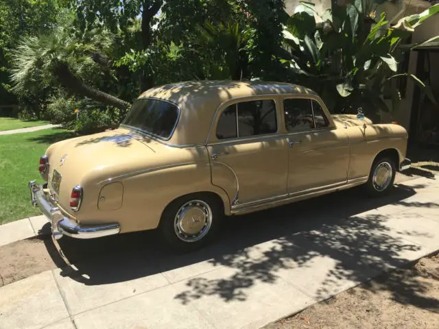 1958 mercedes-benz 220s ponton