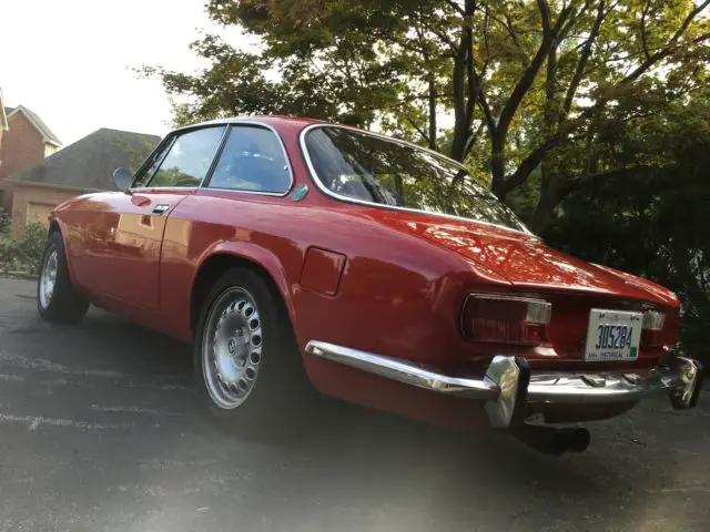1971 alfa romeo 1750 gtv - excellent condition california car -red-no reserve!!!