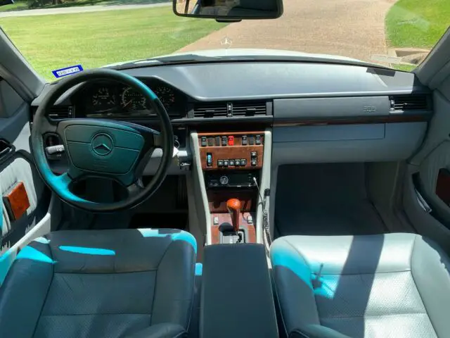 1994 mercedes-benz e-class e320 cabriolet - white/grey - 86k miles - beautiful!