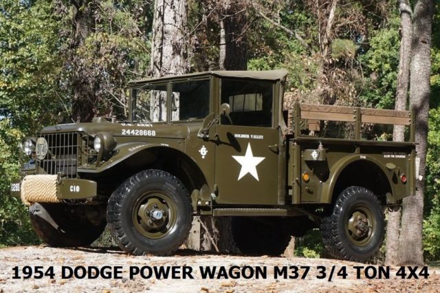 1954 dodge power wagon 3/4 ton 4x4 m37 military transmitter radio n reciever