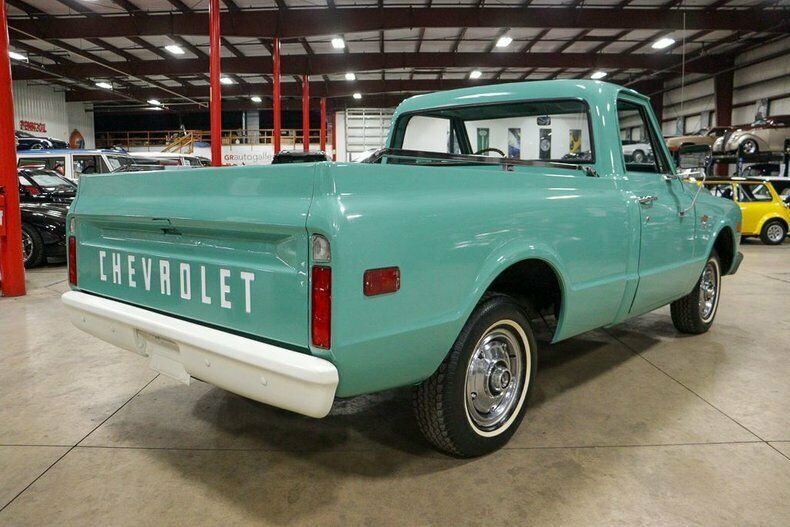 1968 chevrolet c-10 72872 miles sea mist green pickup truck 250ci inline-6 3-sp