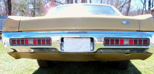 1971 plymouth fury iii 2-door hardtop "23" body style, rebuilt 318, automatic