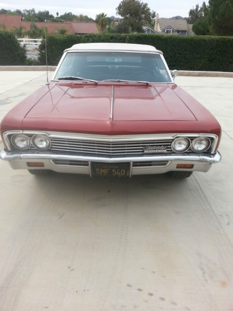 1966 chevrolet impala ss396 convertible