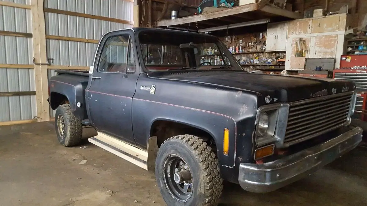 1976 chevy k10 4x4 stepside pickup