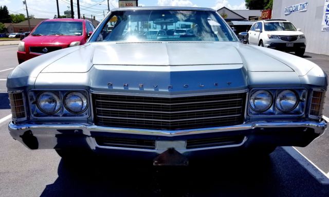 71 chevrolet impala 350 v8 49k original miles! needs restored, but quite solid